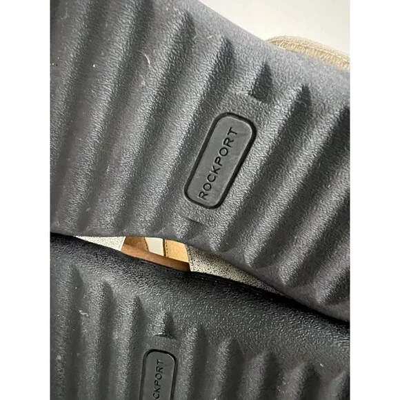 Rockport Women Ridge Asymmetrical Sandals Metallic Gold Size 8.5 - Picture 12 of 12